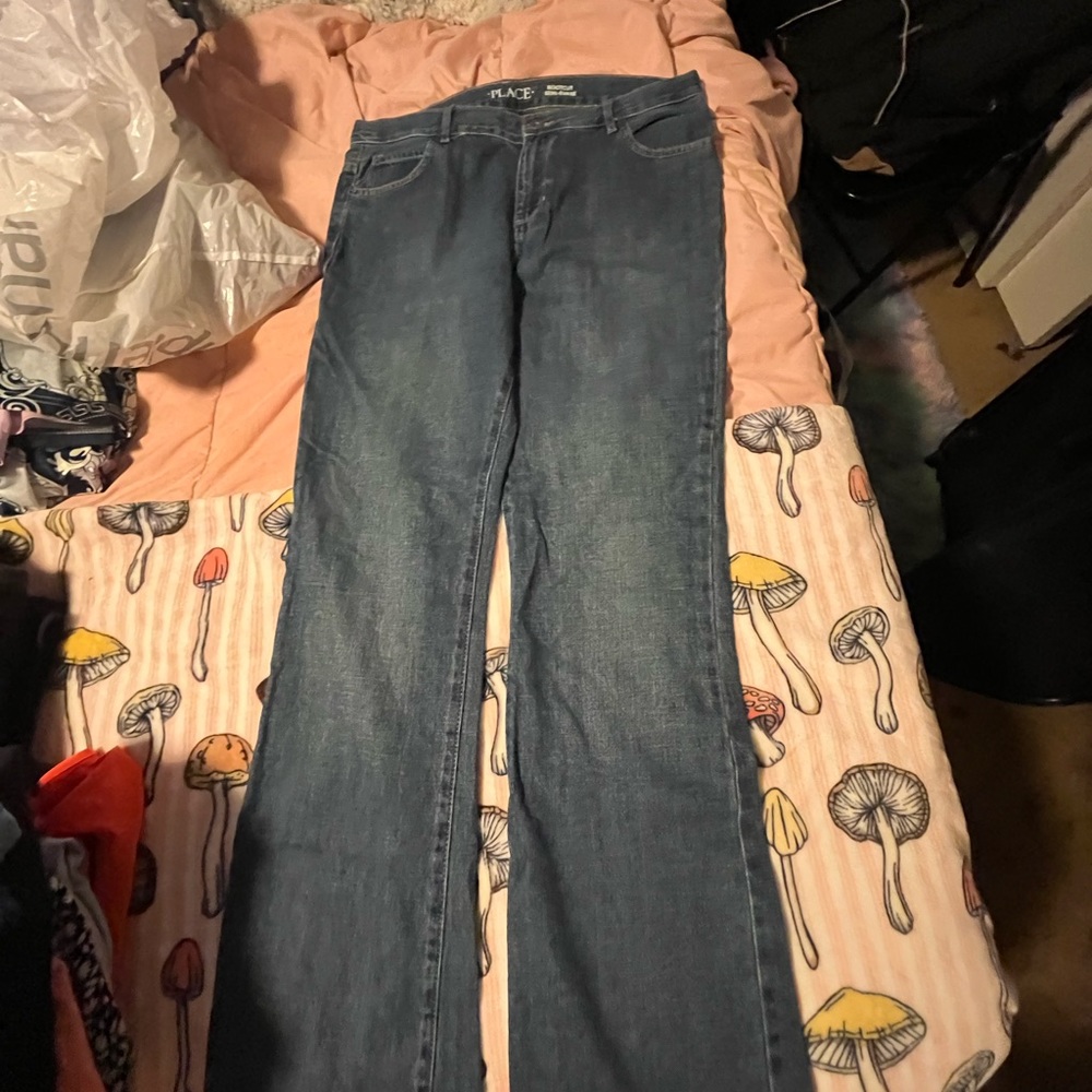 PLACE Women's Blue Jeans